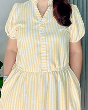Load image into Gallery viewer, *Anika Maxi Striped Yellow Dress 0002