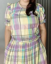 Load image into Gallery viewer, *Martha Maxi Checkered Dress 0071