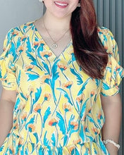 Load image into Gallery viewer, *Andi Drawstring Printed Dress 0044