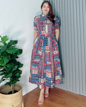 Load image into Gallery viewer, *Bianca Maxi Printed Dress 0255