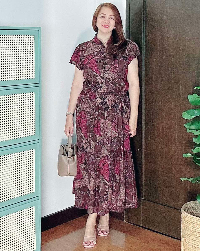 *Bela Maxi Printed Dress 0126