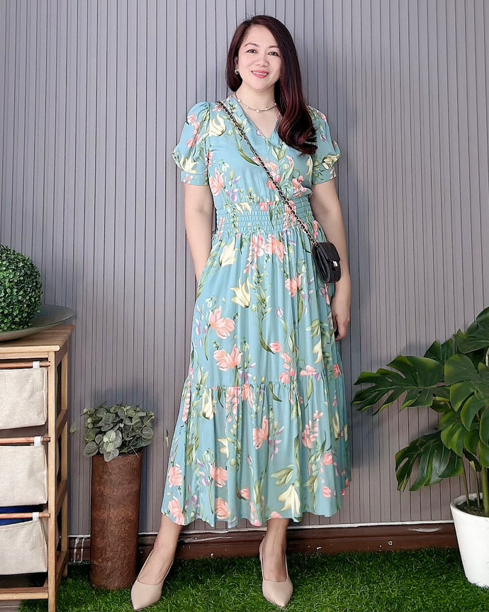 Sale! Sigrid Maxi Printed Dress 0019