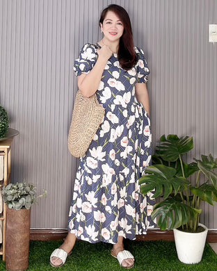 Sale! Atasha Printed Maxi  Dress  0040