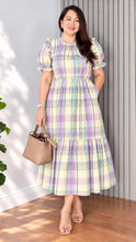 Load image into Gallery viewer, *Martha Maxi Checkered Dress 0071