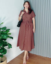 Load image into Gallery viewer, *Julia Maxi Premium Linen Dress 0027