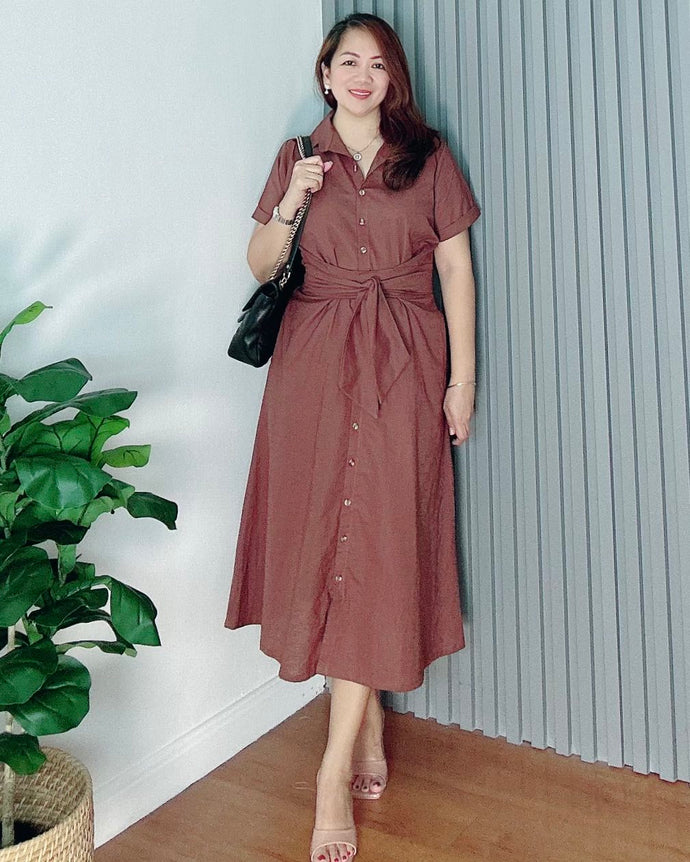 *Julia Maxi Premium Linen Dress 0027