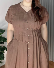 Load image into Gallery viewer, Aiza Cotton Linen Dress 0001