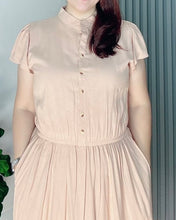Load image into Gallery viewer, *Bela Maxi Plain Skintone Dress 0162