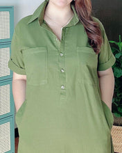Load image into Gallery viewer, *Harper Plain Lemon Green Dress 0002