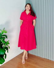Load image into Gallery viewer, *Julia Maxi Plain Red Dress 0040
