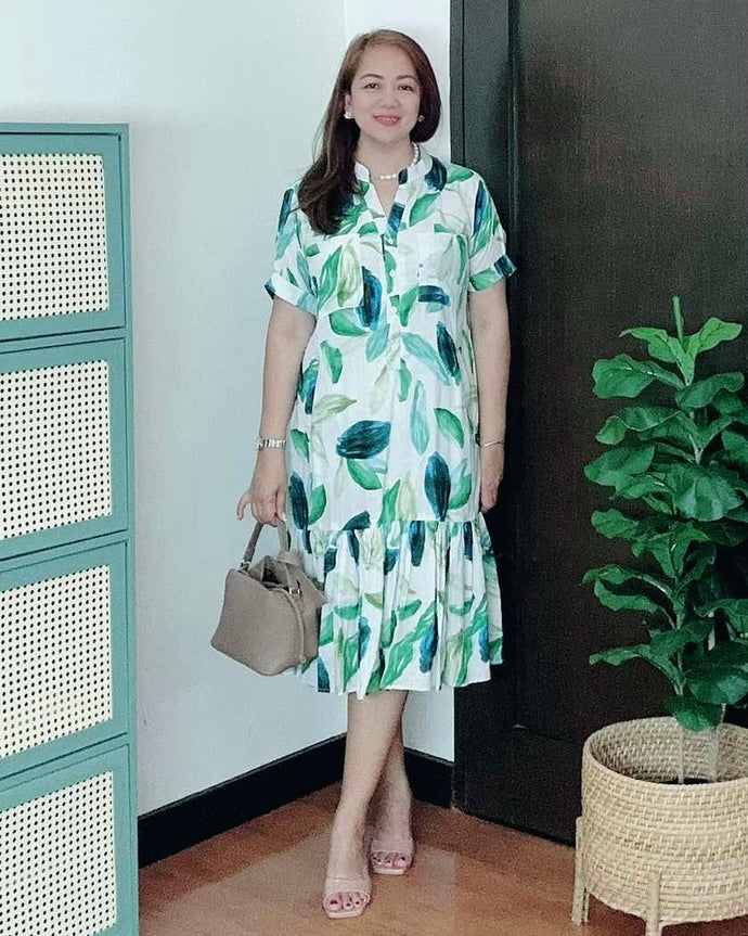 *Hailey Printed Dress 0104