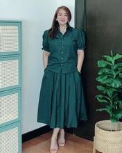 Load image into Gallery viewer, Amber Premium Linen  Top and Skirt Coordinates 0005