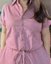 Load image into Gallery viewer, *Dahna Plain Mauve Dress 0322