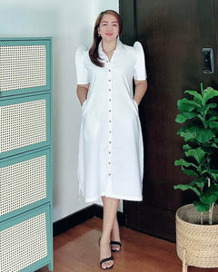 *Amor Filipiñana Premium Linen Dress 0013