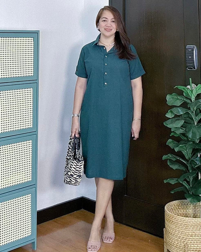 *Denise Plain Dress 0087