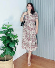 Load image into Gallery viewer, *Say Printed Overlap Maxi Dress 0020