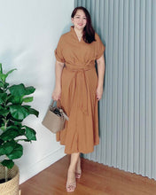 Load image into Gallery viewer, * Vera Plain Soft Linen Dress 0005