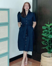 Load image into Gallery viewer, *Amor Filipiñana Premium Linen Dress 0001