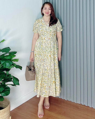 *Ariana Printed Maxi Dress 0103