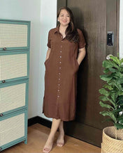 Load image into Gallery viewer, Nica Plain Choco Tunic Dress 0097