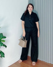 Load image into Gallery viewer, *Vinna Premium Linen Black Coordinates 0012