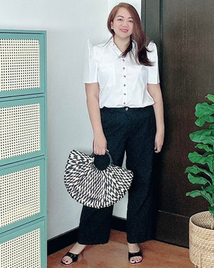 *Maria Filipiñana Inspired Premium Linen Top 0037