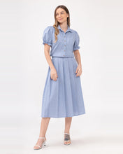 Load image into Gallery viewer, Elise Premium Linen  Top and Skirt Coordinates 0001