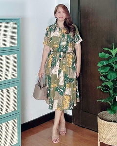 *Luna Printed Dress 0042