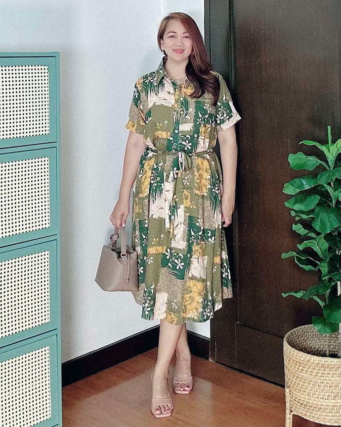 *Luna Printed Dress 0042