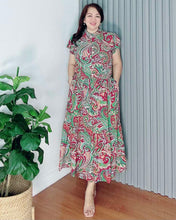 Load image into Gallery viewer, *Bela Maxi Printed Dress 0155