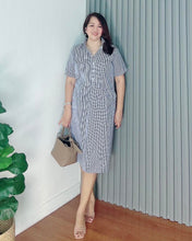 Load image into Gallery viewer, *Denise Striped Blue Dress 0101