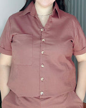 Load image into Gallery viewer, *Monique Premium Linen Choco Coordinates 0009