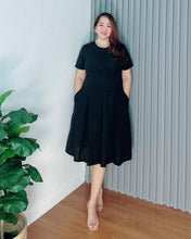 Load image into Gallery viewer, Belle Plain Cotton Linen Dress 0009