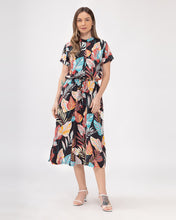 Load image into Gallery viewer, Carmie Maxi Printed Dress 0110