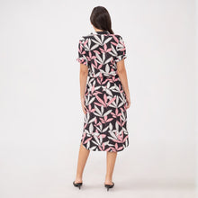 Load image into Gallery viewer, Aimee Printed Black Dress 0032