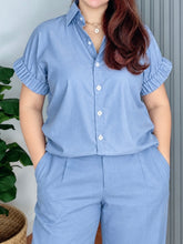 Load image into Gallery viewer, Elara Soft Denim Coordinates 0002