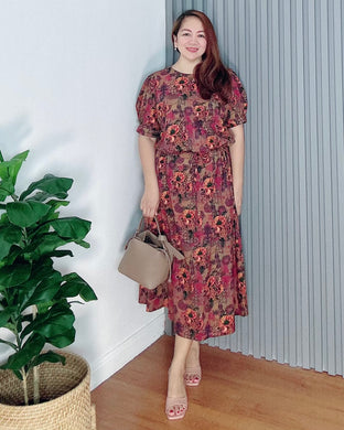 *Alexa Printed Dress 0072