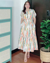 Load image into Gallery viewer, *Sigrid Maxi Printed Dress 0103