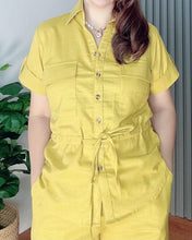 Load image into Gallery viewer, *Ingrid Premium Linen Mustard Coordinates 0009