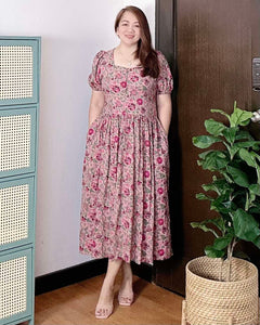 *Aubrey Printed Dress 0121