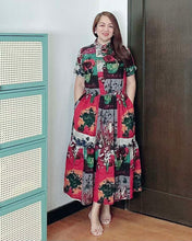 Load image into Gallery viewer, *Selena Maxi Printed Dress 0027