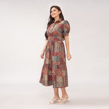 Load image into Gallery viewer, Diana Maxi Printed Dress 0054