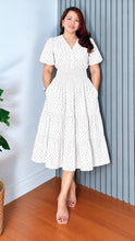 Load image into Gallery viewer, Solen Premium Polka Cotton Woven Dress 0001