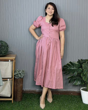 Load image into Gallery viewer, Aubrey Oldrose Premium Linen Dress 0104