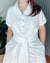 Load image into Gallery viewer, *Julia Maxi Eyelet Embroidered Dress 0019