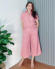 Load image into Gallery viewer, *Monique Eyelet Oldrose Coordinates 0005