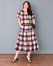 Load image into Gallery viewer, Lana Checkered Top and Skirt 0053