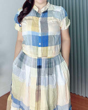 Load image into Gallery viewer, *Bianca Maxi Checkered Dress 0317
