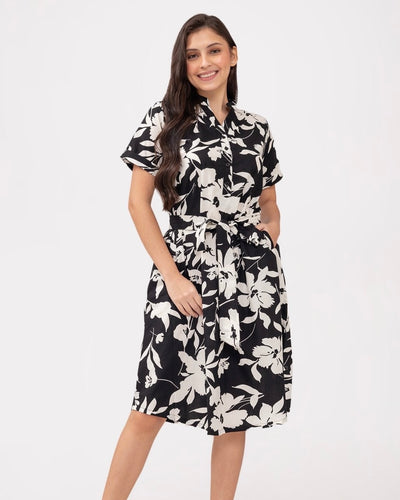 Katie Printed Dress 0047