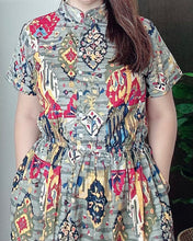 Load image into Gallery viewer, *Selena Maxi Printed Dress 0022